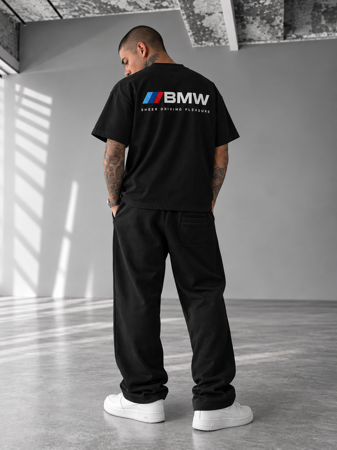 BMW Motorsport Black Streetwear Set