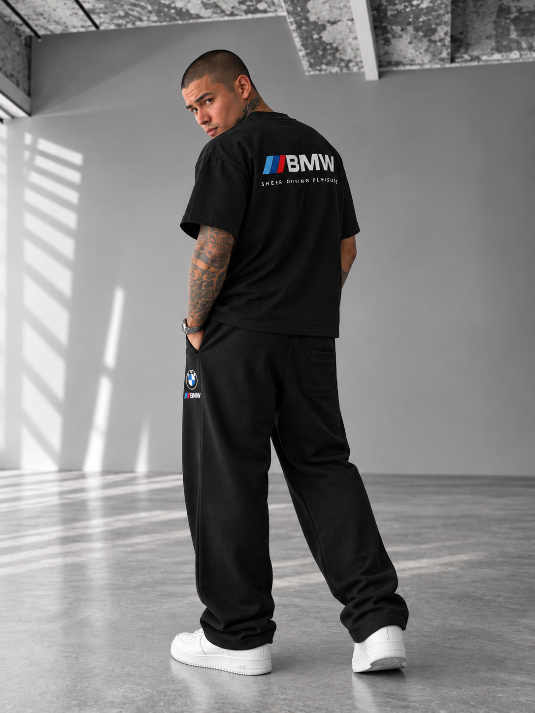 BMW Motorsport Black Streetwear Set