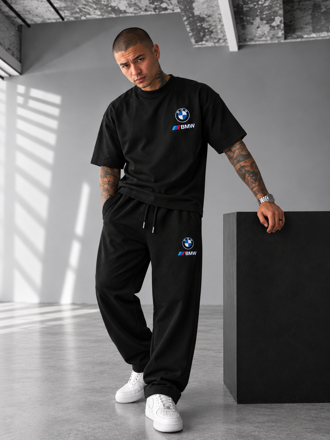 BMW Motorsport Black Streetwear Set