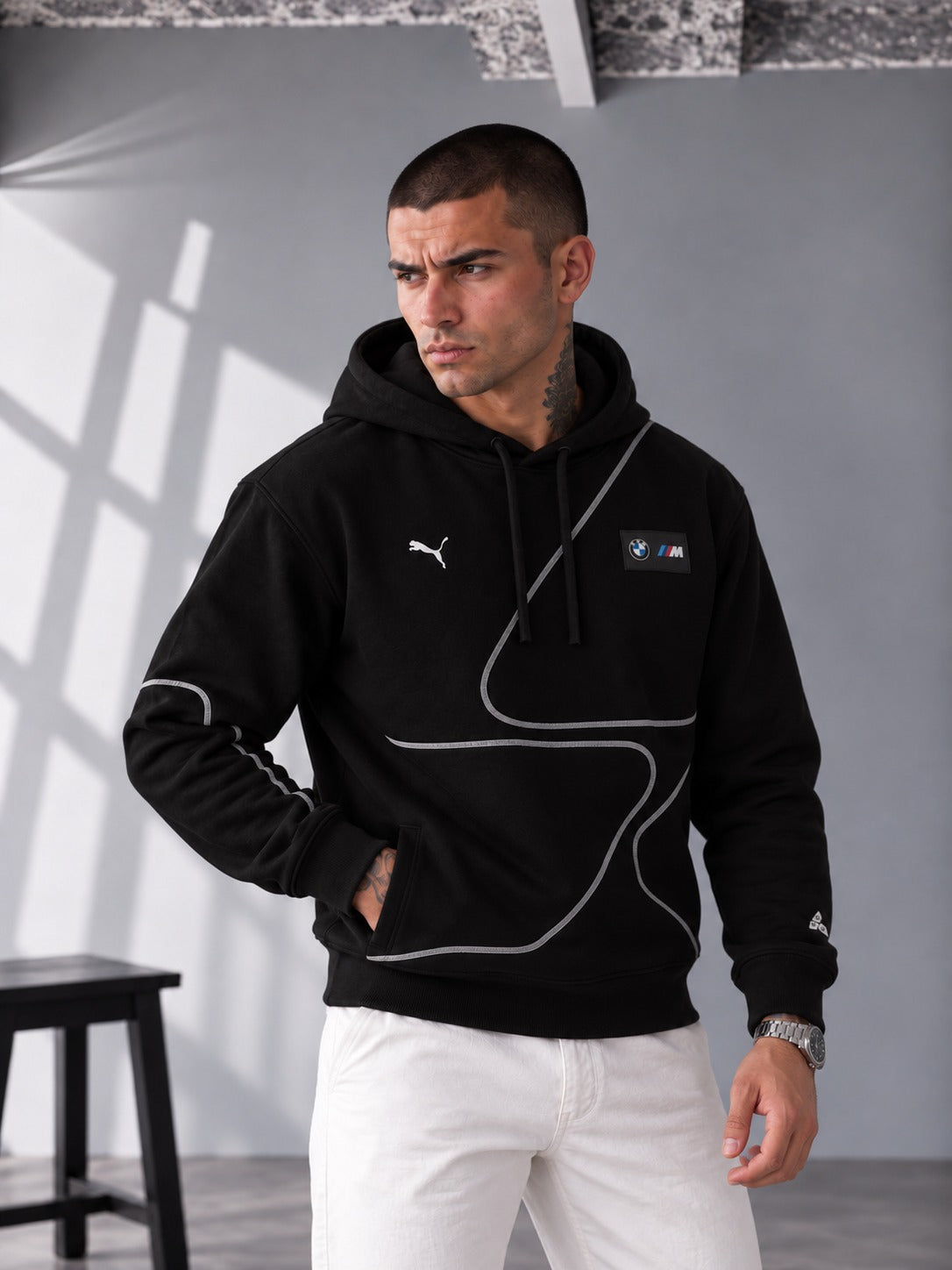 BMW M Motorsport Circuit Line Hoodie – Black
