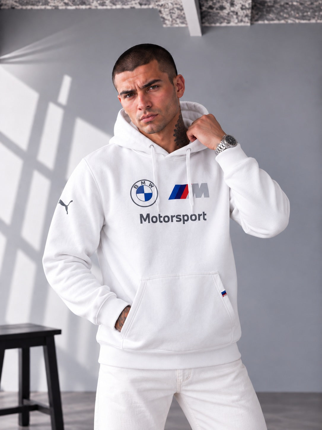 M Motorsport Heritage Logo Hoodie – White