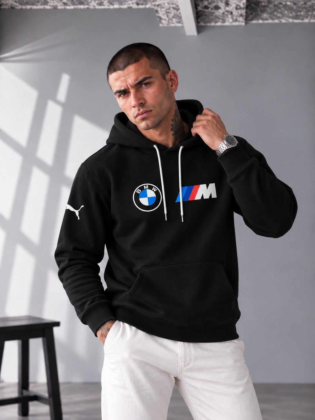 M Motorsport Signature Logo Hoodie – Black