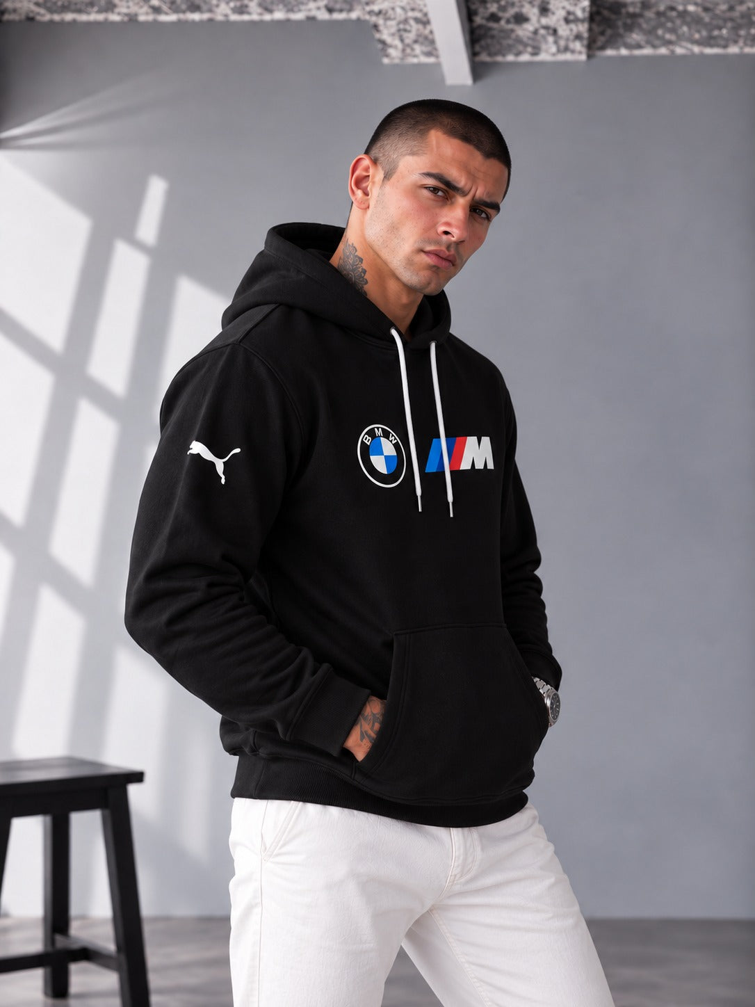 M Motorsport Signature Logo Hoodie – Black