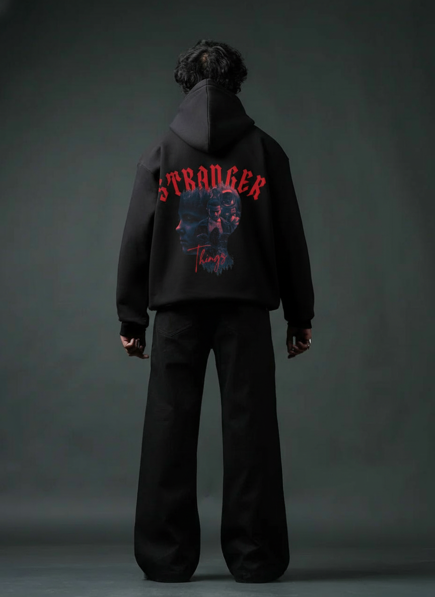 STRANGER THINGS OVERSIZED HOODIE