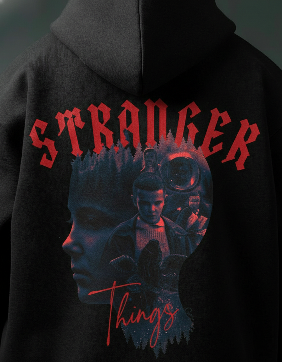 STRANGER THINGS OVERSIZED HOODIE